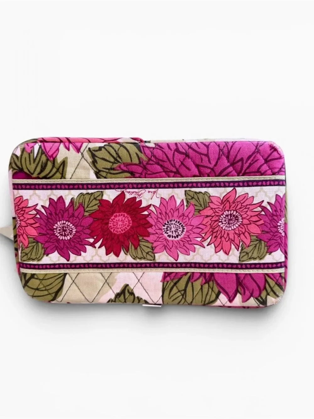 Vera Bradley “Hello Dahlia” Hard Case Wallet